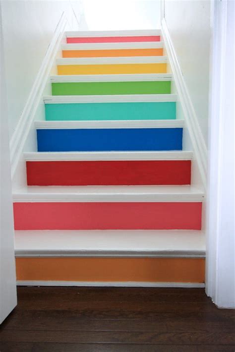 10 Cool Painted Stair Ideas To Show Off Your Artistic Side Hunker In