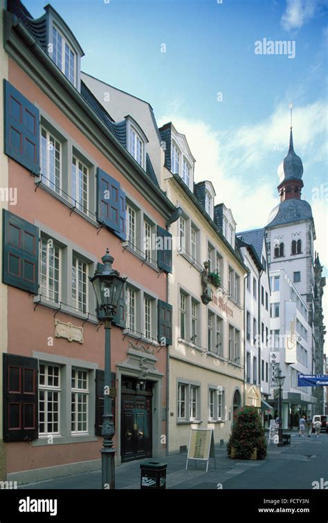 Deu Alemania Bonn La Casa De Beethoven En La Bonngasse La Casa