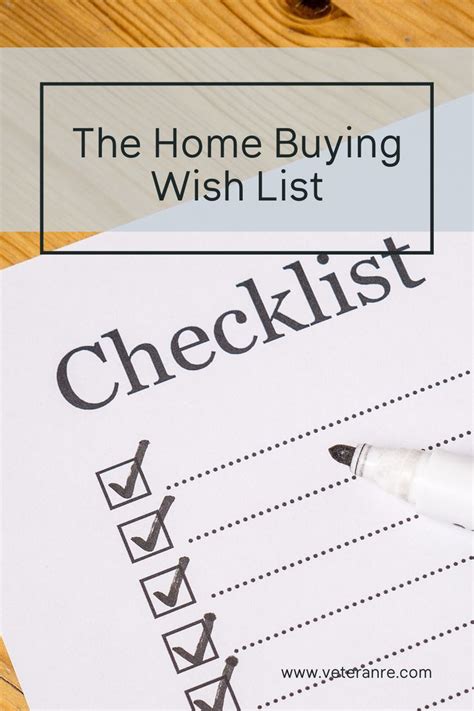 The Home Buying Wish List New Home Wishes Home Buying Wish