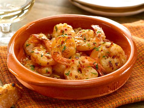 Spanish Garlic Shrimp Recipe Food Network Tapas Dishes Recipes