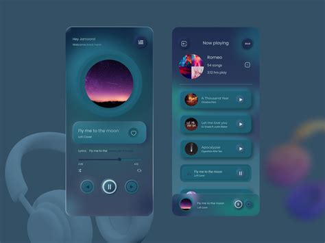 Music App Ui By Yug Saini For Jamoora Design Studio On Dribbble