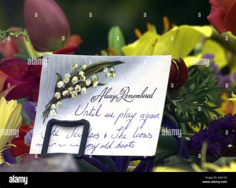 Message From Well Wishers At Rod Hulls Funeral Public Service Hi Res