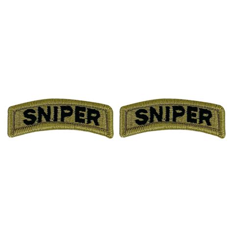 Army Sniper Ocp Embroidered Tab Vanguard Industries