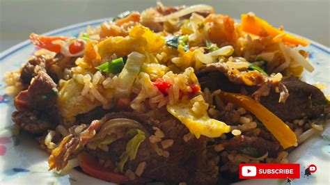 Delicious Assorted Fried Rice Ghana Style Youtube