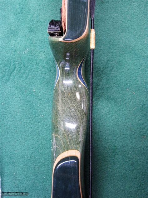 Vintage Green Bear Kodiak Magnum Recurve Bow 52 50 Rh Archery