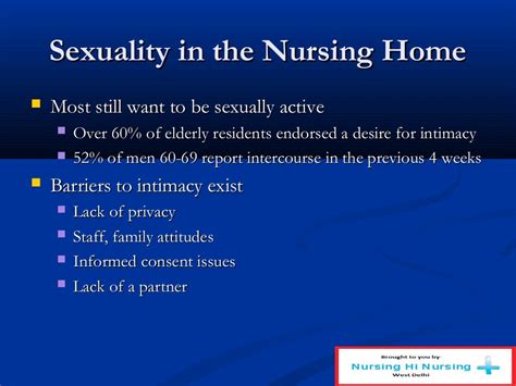 sexuality and the nursing home
