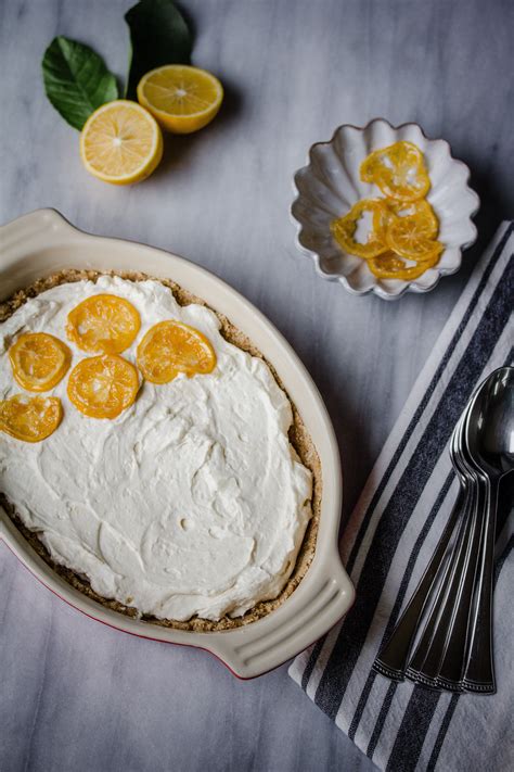 Baking the basque cheesecake in a very high temperature oven will rapidly caramelize the top surface while leaving the center only partially cooked. Meyer Lemon No Bake Cheesecake - Live Life - Love Food