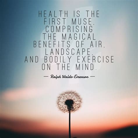 Health Is The First Muse Comprising The Magical Benefits Of Air