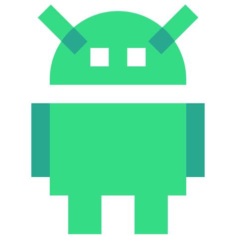 Icône Android Logo Robot Dans Mix