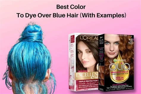 Blue Dye Over Light Brown Hair