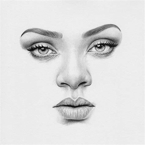 Rihanna By Ts Abe Paan Pinterest Desenhos Olho E Drawing