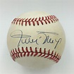 Autographed Willie Mays Baseball - Official National League PSA DNA AB73686