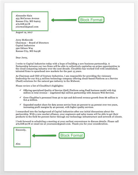 Address the letter to the employing manager. Sample Business Letter Format | 75+ Free Letter Templates | RG