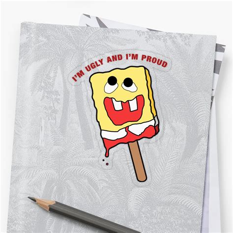 Spongebob Popsicle Sticker By Hansheps Redbubble