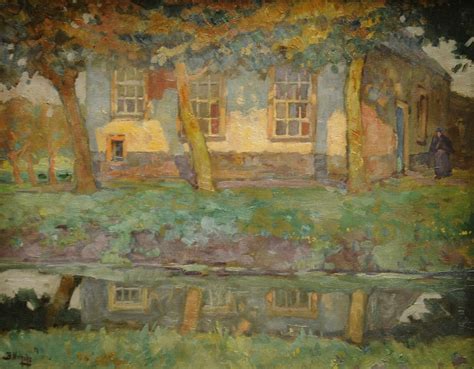 Ben Viegers Paintings Prev For Sale A Farm Reflected In The Water