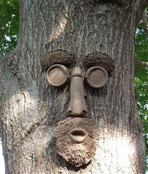 Tree Face Tree Faces Tree Art Garden Art