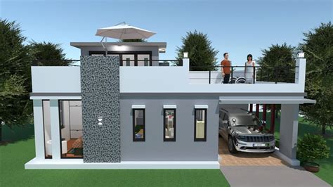 Planner 5d Buildbox Type House Design With Roof Deck Youtube