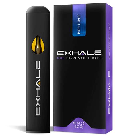 Hhc Disposable Vapes Purple Space Exhale Wellness
