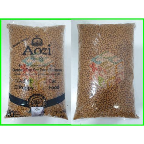 Searching to buy the best organic dog food for your pooch? Aozi ORGANIC PUPPY STARTER DOG FOOD 1KG Dry | Shopee ...