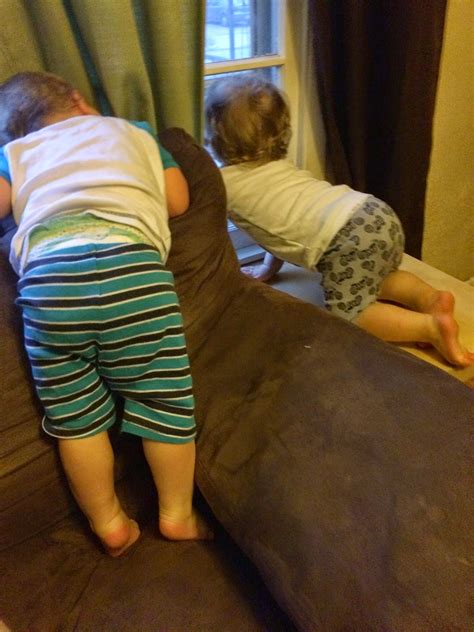 The anticipation of being put back in diapers was horrible. Twin Talk Blog: Day in the Life: 16 Months