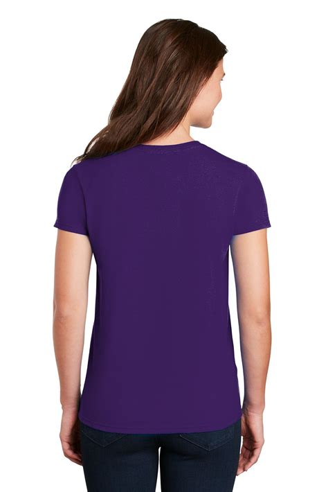 Gildan Ladies Ultra Cotton T Shirt In Purple Add A Custom Design