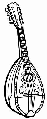 Mandolin Bluegrass sketch template
