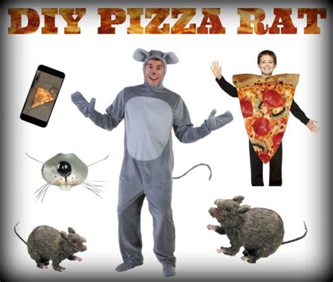 Diy Pizza Rat Halloween Costume Halloween Costumes Blog