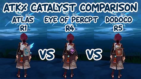 ATK%Catalyst Comparison Heizou Skyward Atlas vs Eye of Perception vs