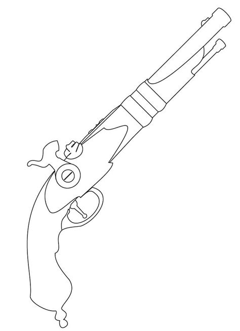 Ak 47 Assault Rifle Coloring Page Free Printable Coloring Pages For Kids