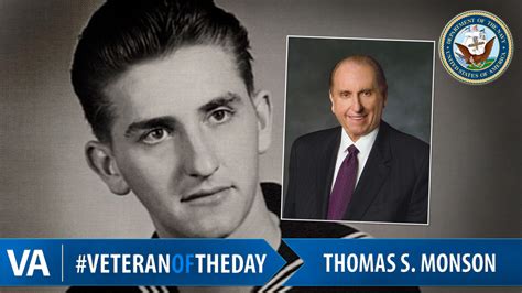 VeteranOfTheDay Is Thomas S Monson VA News