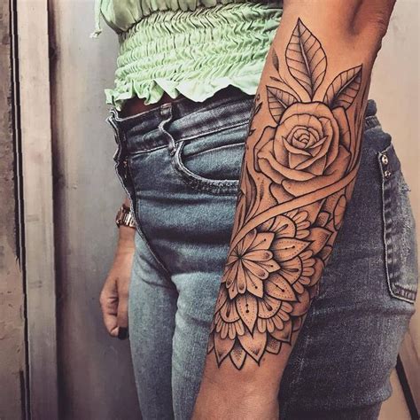35 Inspiring Arm Tattoo Design Ideas For Women 2020 Sooshell Girl Arm Tattoos Sleeve