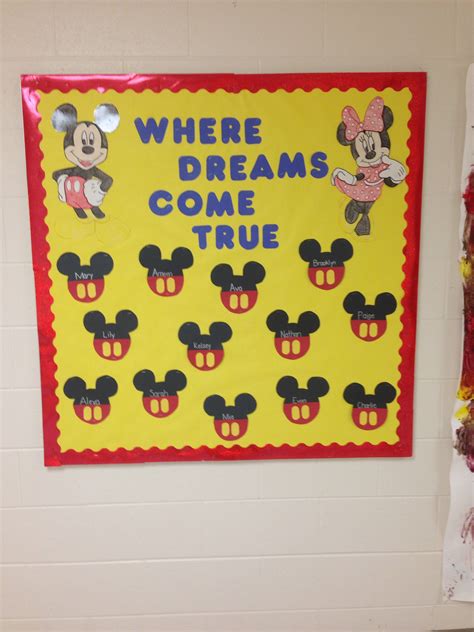 Pin By Kailey West On Preschool Disney Themed Classroom Mickey Mouse