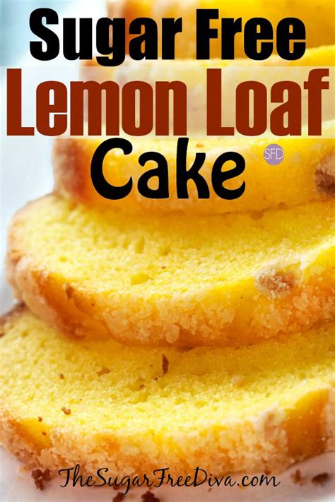 10 sugar free desserts for diabetics sweetashoney. YUM!!! I love this Sugar Free Lemon Loaf Cake. #sugarfree #diabetic #cake #easy #diab ...