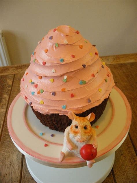 Giant Cup Cake — Cupcakes Giant Cupcakes Cake Hamster Eating