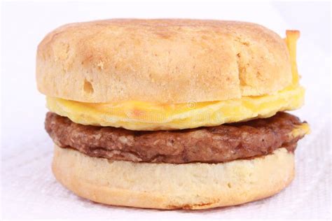 Breakfast Sausage Biscuit Stock Image Image Of Profile 17462375