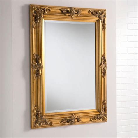 Tuscany Antique French Style Gold Wall Mirror Homesdirect365