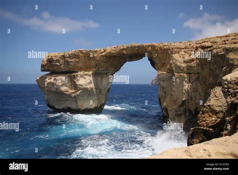 Azure Window Gozo Island Malta Stock Photo Alamy
