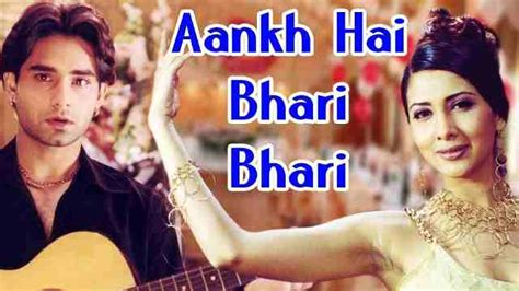 Aankh Hai Bhari Bhari Lyrics In English Kumar Sanu Lyricssawan