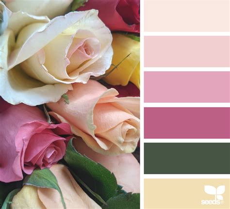 Rose Palette In 2021 Design Seeds Seeds Color Palette Design Seeds