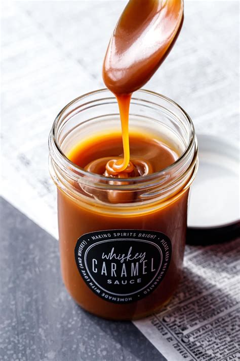 Whiskey Caramel Sauce Recipe Homemade Caramel