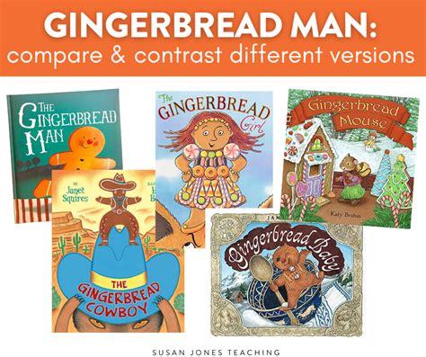 Gingerbread Man Activities For Kindergarten 1st And 2nd Grade Susan Jones