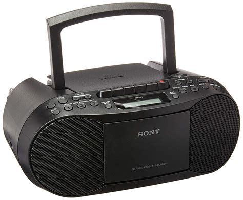 Sony Cfds Blk Cd Mp Cassette Boombox Home Audio Radio Black With