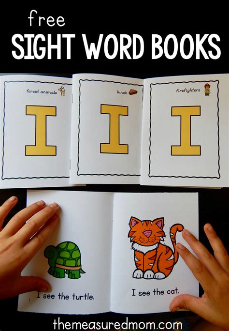 Does it tell you how to reach back and give your screaming 5 month old in the back seat a pacificier?! Four free books to teach the sight word "I" - The Measured Mom