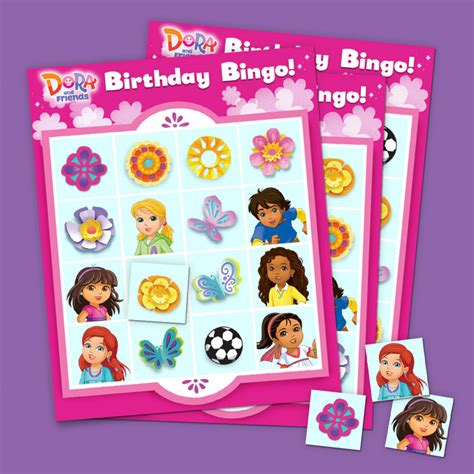 Dora And Friends Birthday Bingo Game Nickelodeon Parents