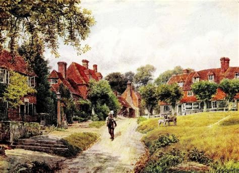 Cottages And Village Life Of Rural England 1912 Groombridge Poster Print