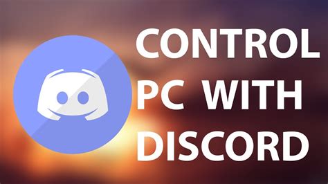 Remote Control Your Pc Using Discord Youtube