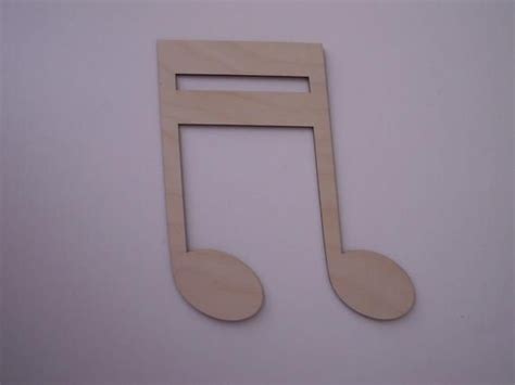 Music Note Laser Cut Wood Shapes Christmas Decor Home Decor Wreaths