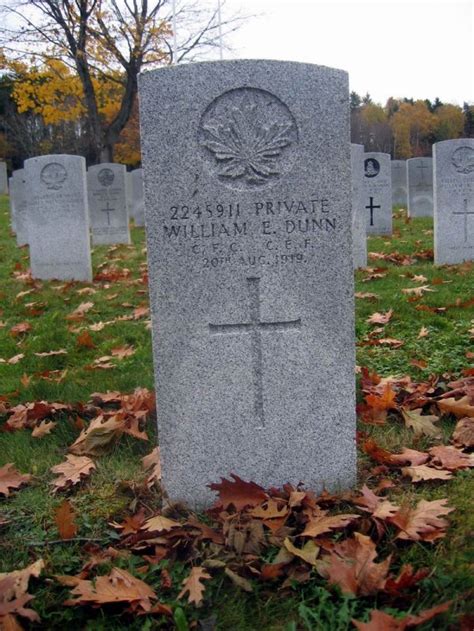 William Dunn The Canadian Virtual War Memorial Veterans Affairs Canada