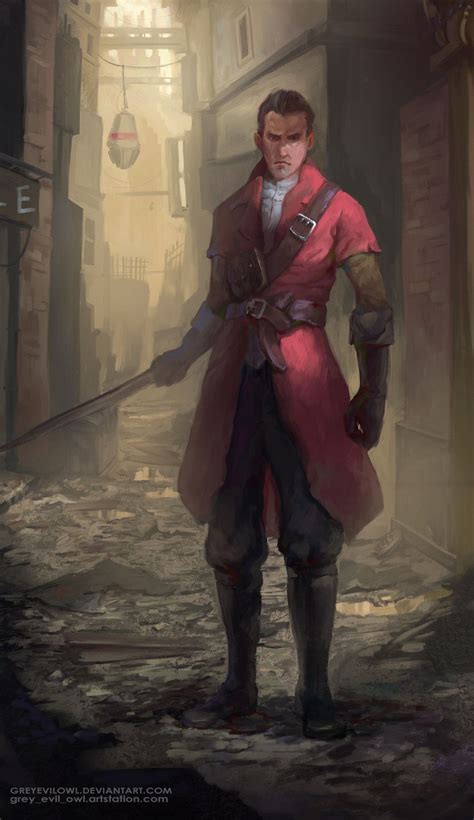 Daud By Greyevilowl Dishonored Character Portraits Character