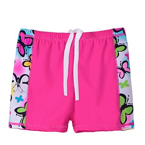 Tfjh E Girls Swimsuit Upf 50 Uv Two Piece Swimwear Butterflyshort 5